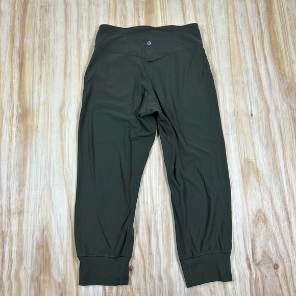 Lululemon Pants Womens 8 Green Align Jogger Yoga High Rise Pockets Stretch - Picture 4 of 12
